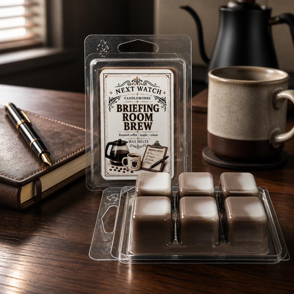 Briefing Room Brew wax melts