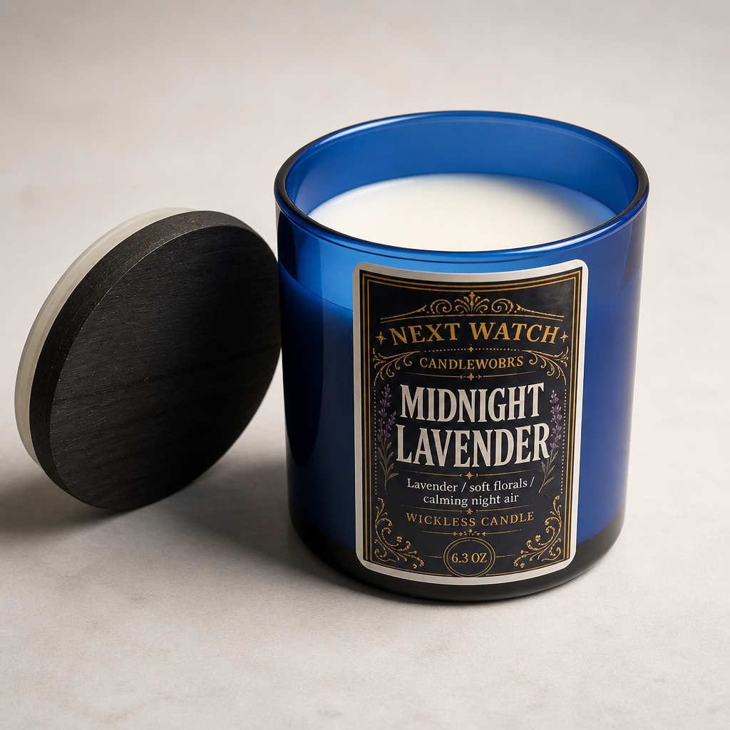Midnight Lavender Wickless candle 6.3 oz