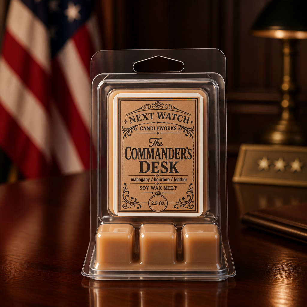 The Commander's Desk wax melts