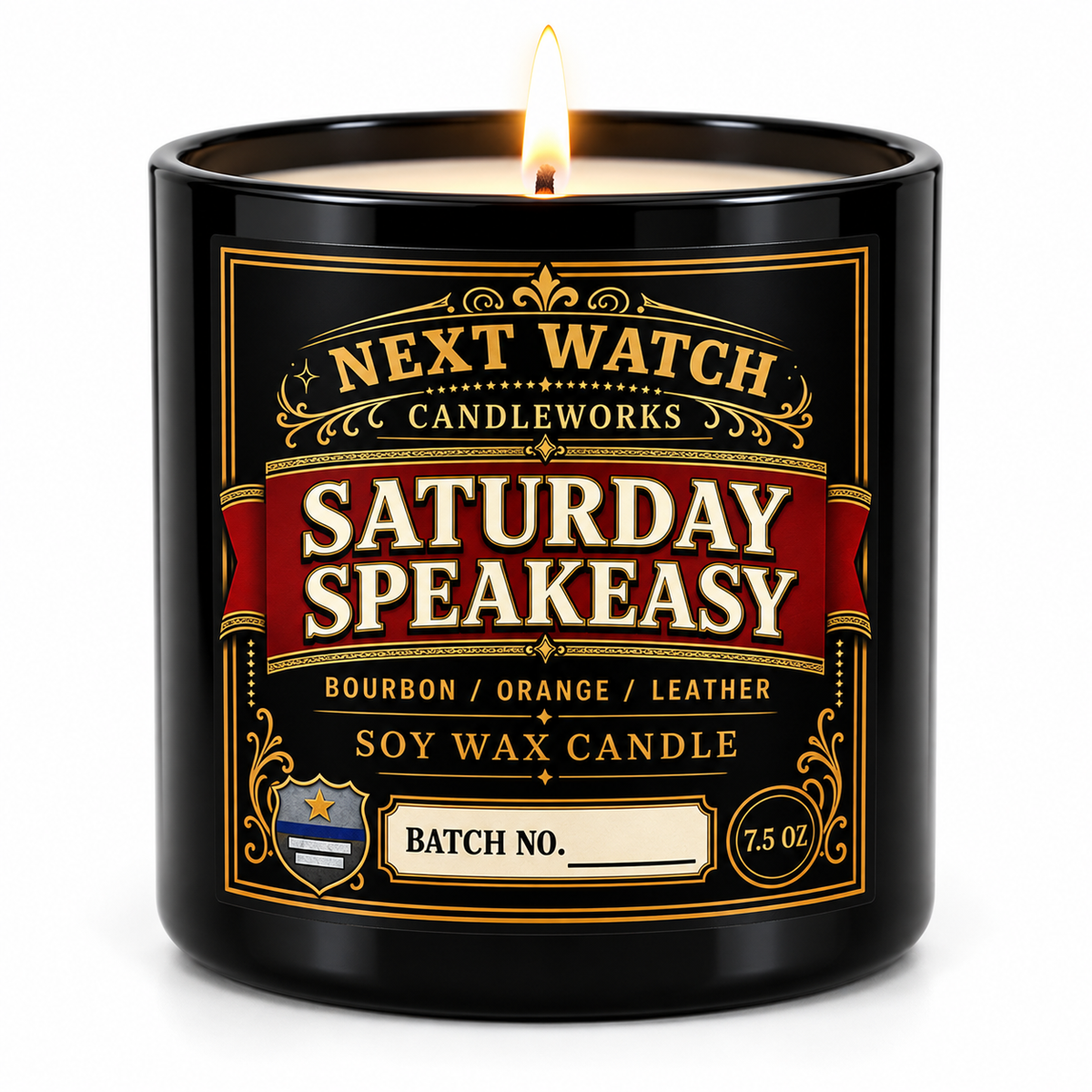 Saturday Speakeasy scented soy candle