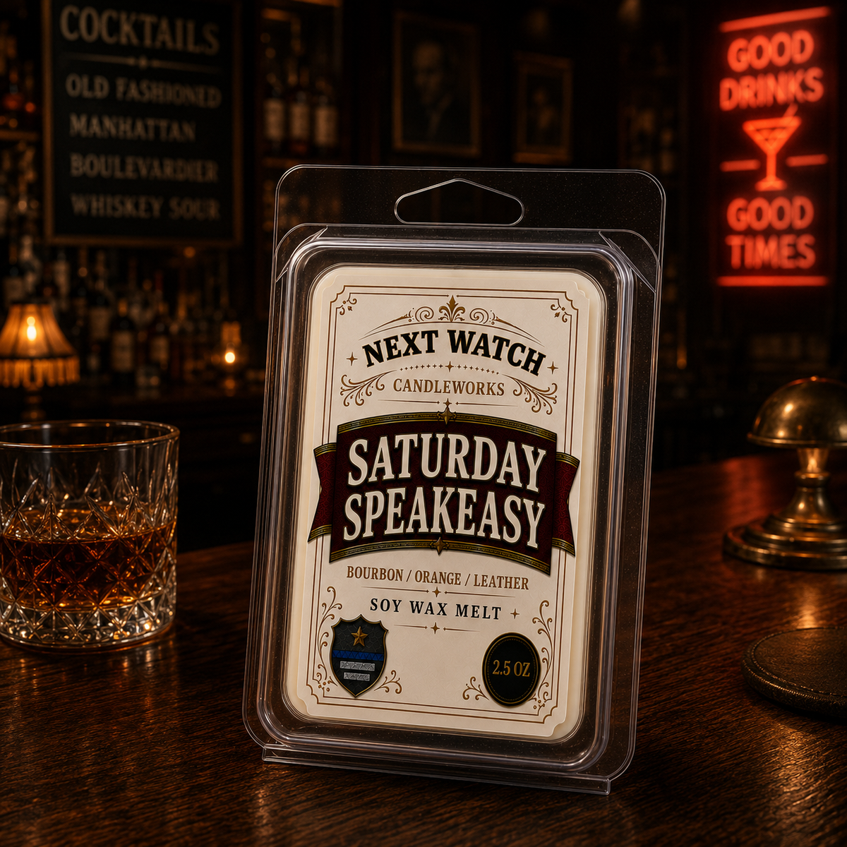 Saturday Speakeasy wax melts
