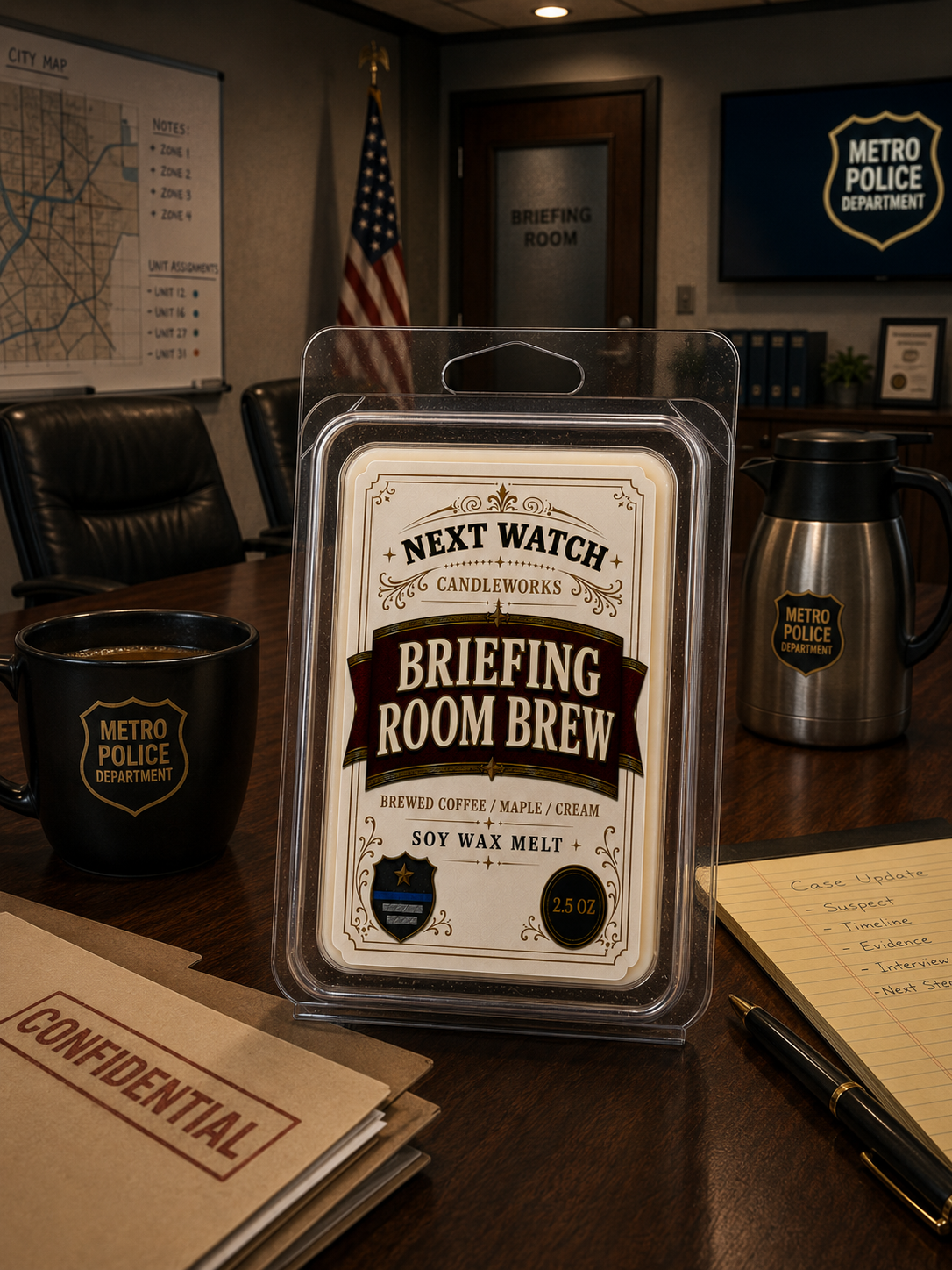 Briefing Room Brew wax melts