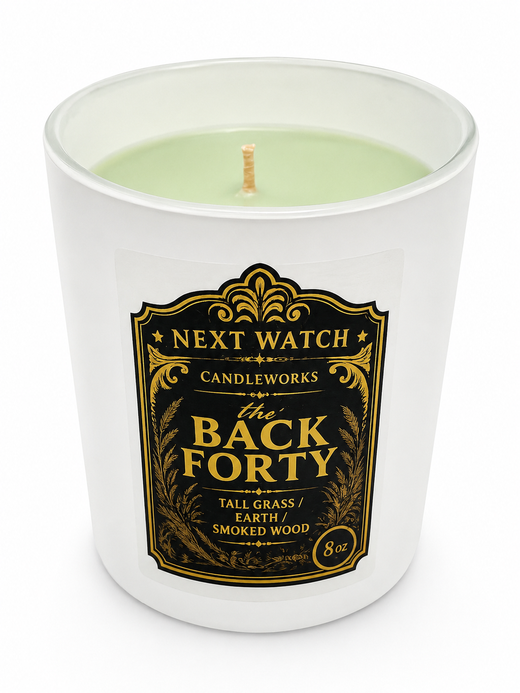 The Back Forty scented soy wax candle