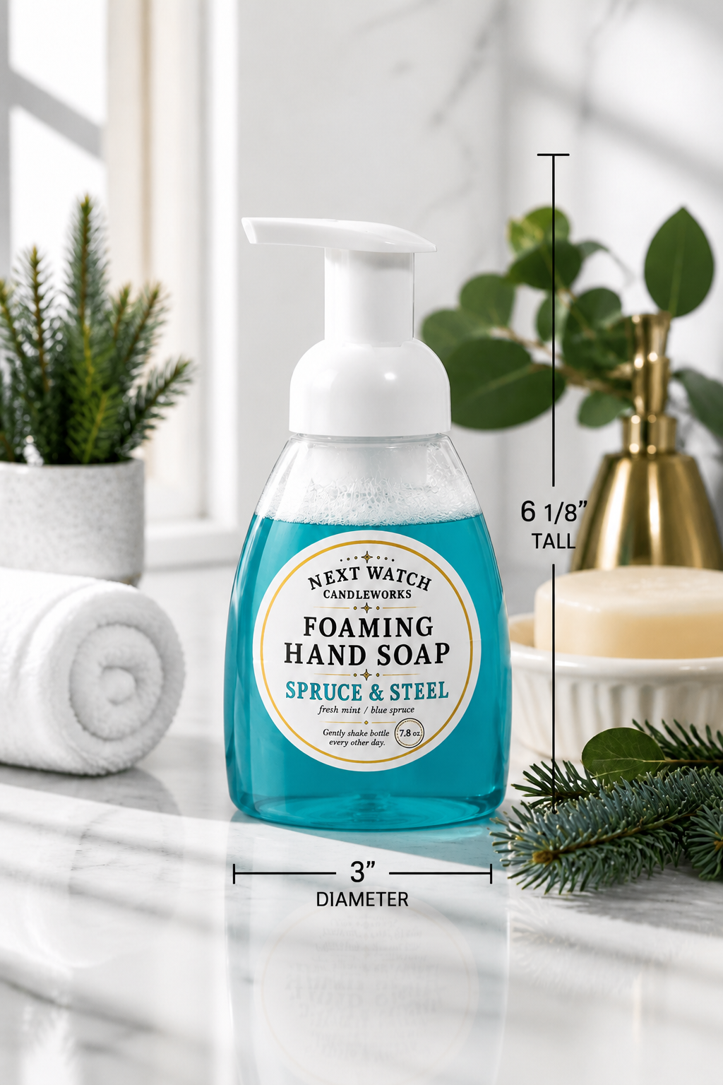 Spruce & Steel - Foaming hand soap